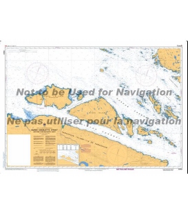 CN 3549 Queen Charlotte Strait Western Portion - Partie Ouest