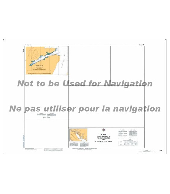 CN 3555 Plans - Vicinity of - Proximite de Redonda Islands and - et Loughborough Inlet