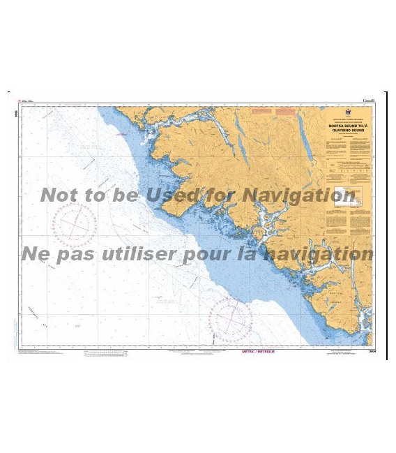 CN 3604 Nootka Sound to - a Quatsino Sound