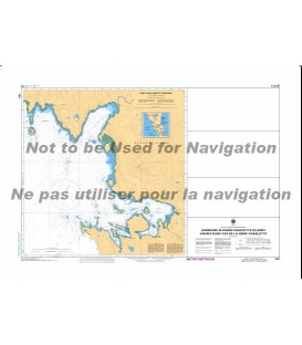 CN 3811 Harbours in Queen Charlotte Islands - Havres dans Iles de la Reine-Charlotte