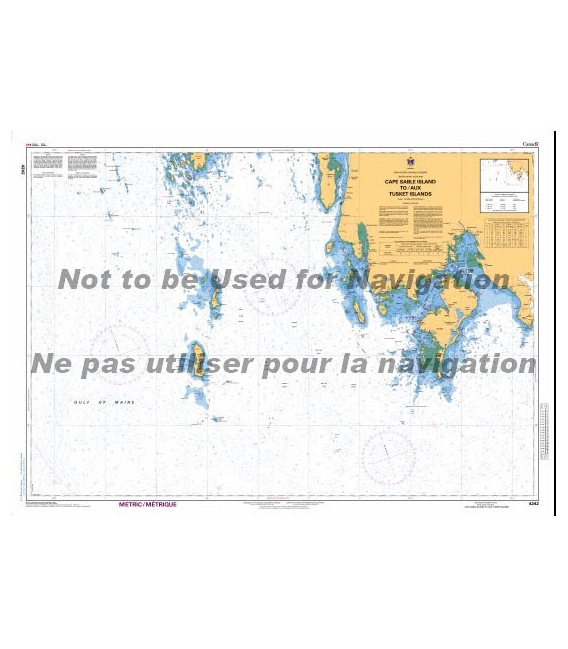 CN 4242 Cape Sable Island to - aux Tusket Islands