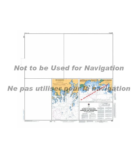 CN 4452 Havres et Mouillages - Harbours and Anchorages - C™te-Nord - North Shore