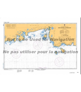 CN 4470 Blanc Sablon a - to Middle Bay