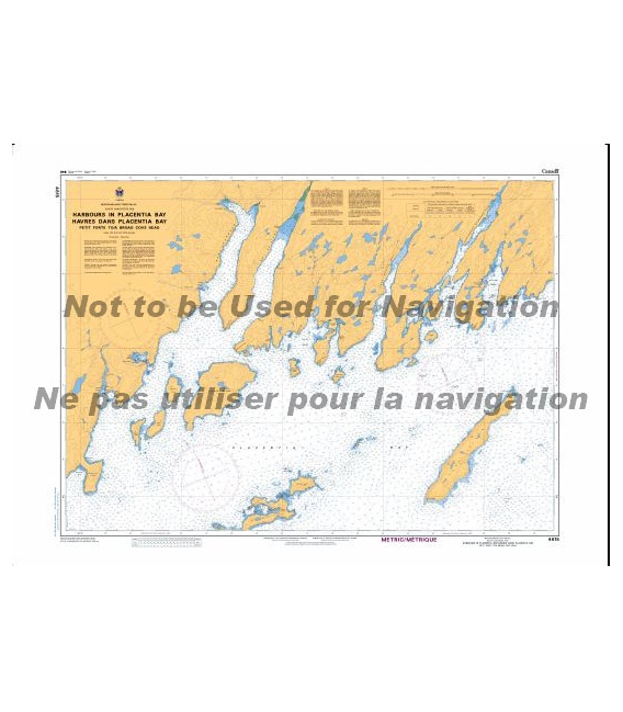 CN 4615 Harbours in Placentia Bay Petite Forte to Broad Cove Head
