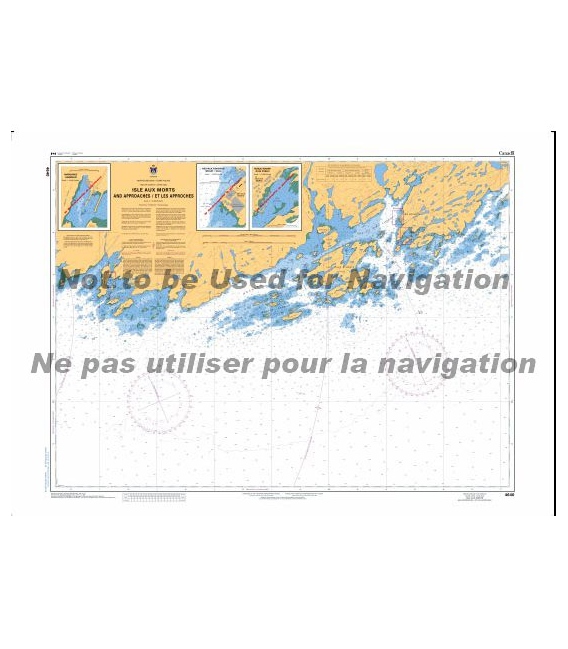 CN 4640 Isle aux Morts and Approaches - et les approches