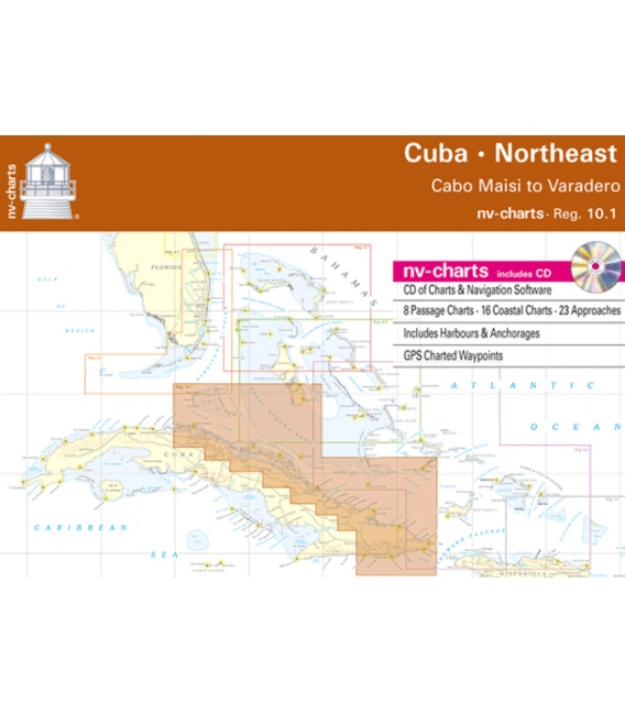 NV-Charts Chartkit Region 10.1: Cuba Northeast, Pta. Maisi to Varadero, 2010 Edition