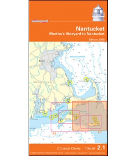 NV-Charts Charts Waterproof 2.1: Nantucket - Martha`s Vineyard to Nantucket, Edition 2008