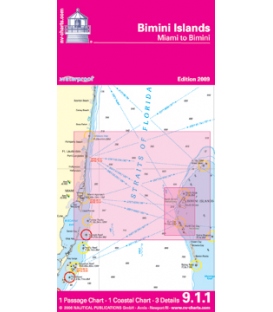 NV-Charts Charts Waterproof 9.1.1: Bimini IslandsMiami to Bimini, Edition 2009