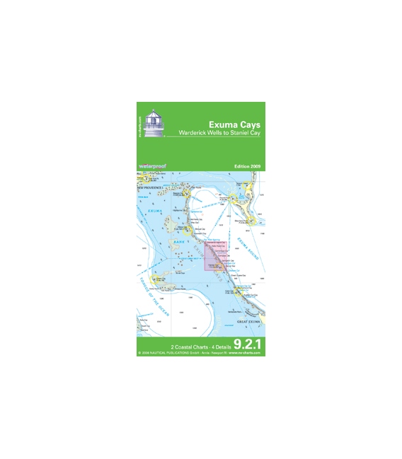 NV-Charts Charts Waterproof 9.2.1: Exuma CaysWarderick Wells to Staniel Cay, Edition 2009