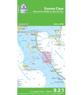 NV-Charts Charts Waterproof 9.2.1: Exuma CaysWarderick Wells to Staniel Cay, Edition 2009