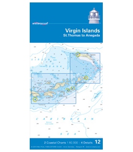 NV-Charts Charts Waterproof 12: Virgin IslandsSt. Thomas to Anegada, Edition 2010