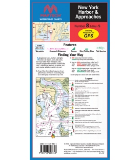 Maptech - New York Harbor and Approaches Waterproof Chart
