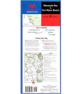 Maptech - Manasota Key to Fort Myers Beach Waterproof Chart
