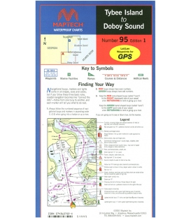 Maptech - Tybee Island to Doboy Sound Waterproof Chart WPC095