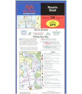 Maptech - Rosario Strait Waterproof Chart