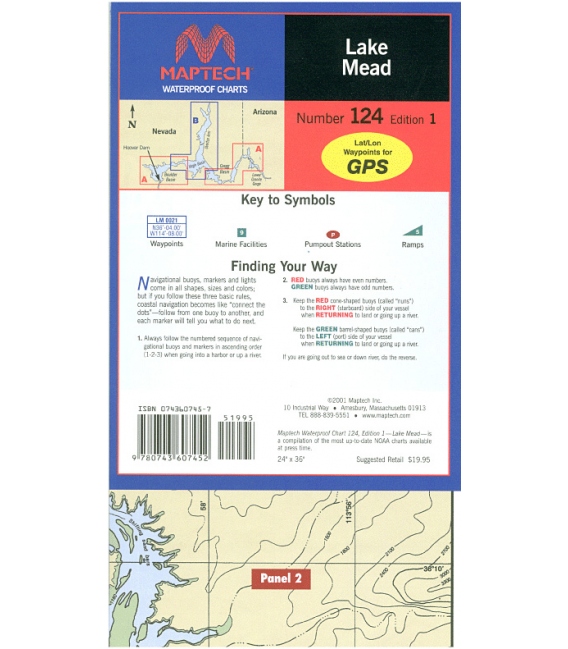 Maptech - Lake Mead Waterproof Chart