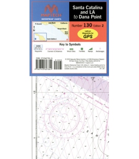 Maptech - Santa Catalina and LA to Dana Point Waterproof Chart WPC130, 2nd Edition, 2009