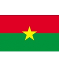 Burkina Faso Courtesy Flag