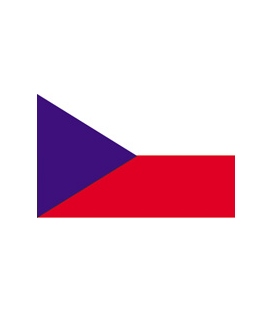 Czech Republic Courtesy Flag
