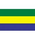Gabon Courtesy Flag