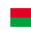 Madagascar Courtesy Flag