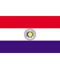 Paraguay Courtesy Flag