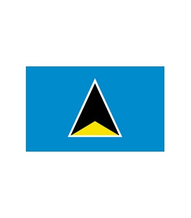 St. Lucia Courtesy Flag