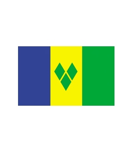 St. Vincent & The Grenadines Courtesy Flag 