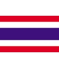 Thailand Courtesy Flag