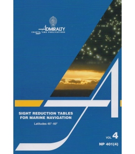 NP 401(4): Sight Reduction Tables for Marine Navigation Vol 4 Lat 45° - 60°, 1987 Ed.