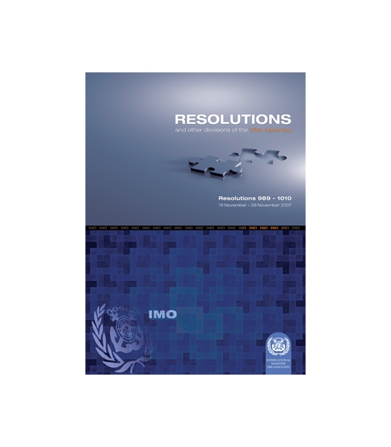 Resolutions: 25th Session 2007 (Res. 989-1010)