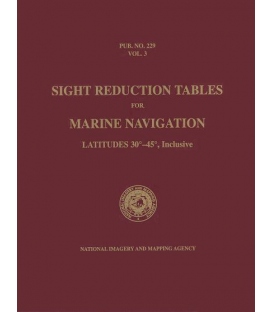 Pub 229, Volume 3: Sight Reduction Tables for Marine Navigation (Latitudes 30° - 45°, Inclusive)