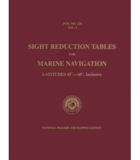 Pub 229, Volume 4: Sight Reduction Tables for Marine Navigation (Latitudes 45° - 60°, Inclusive)