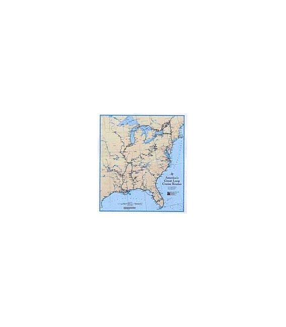 America'S Great Loop Cruise Routes Map