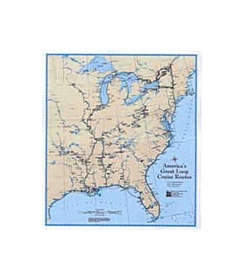 America'S Great Loop Cruise Routes Map