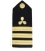 Shoulder Boards, 1/Engr. (Propeller & 3 stripes) (2/pk) (Hard)
