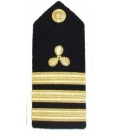 Shoulder Boards, 1/Engr. (Propeller & 3 stripes) (2/pk) (Hard)