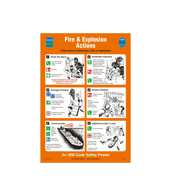 1031 Poster, Fire and explosion rescue