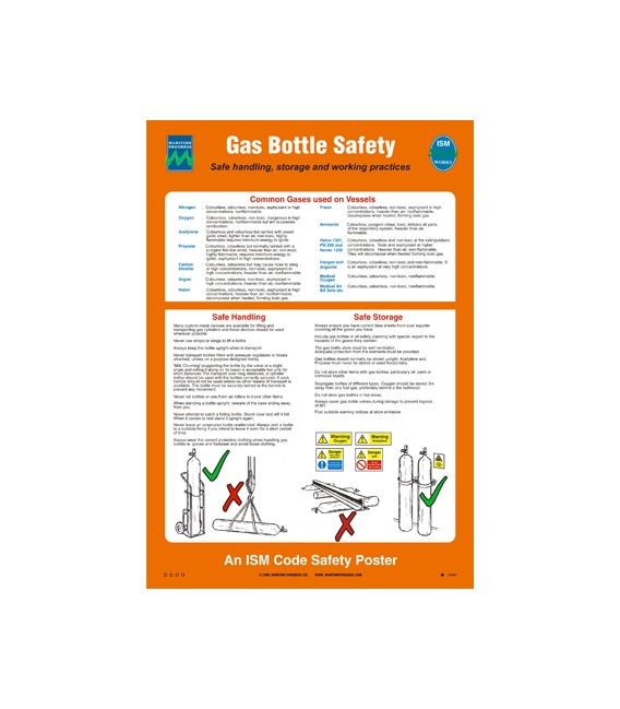 1032 Poster, Gas bottle safety