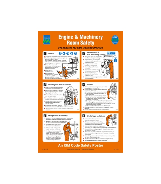 1035 Poster, Engine Room Safety