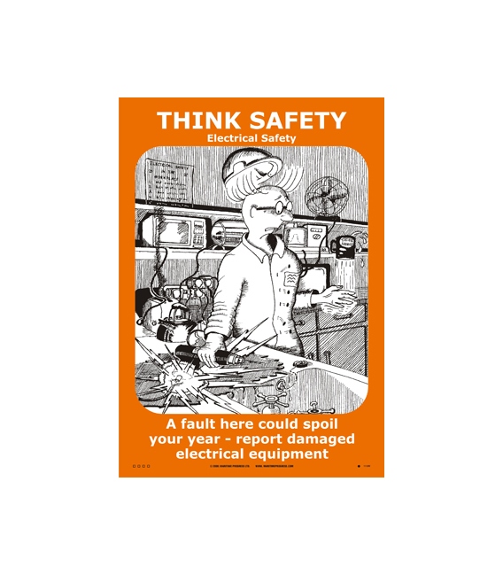 1110 Poster, Electrical safety