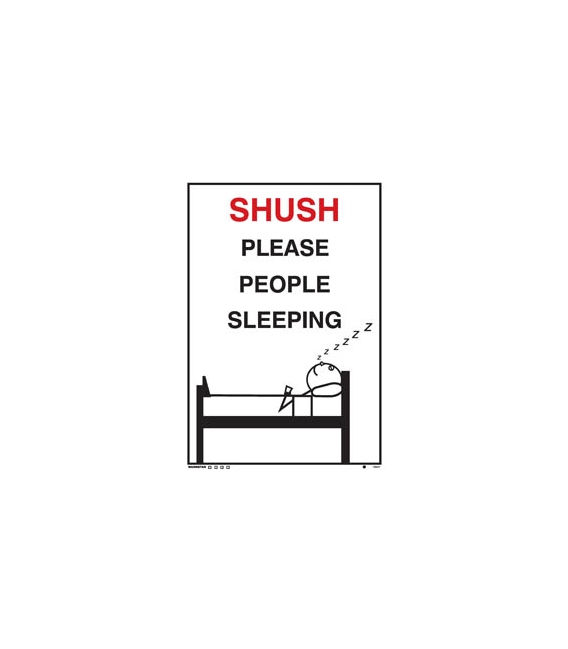 1502 Shush Please People Sleeping