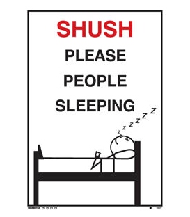 1502 Shush Please People Sleeping