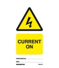 2504 Tie tag, Current on - Pack of 10