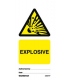 2509 Tie tag, Explosive - Pack of 10