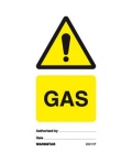 2541 Tie tag, Gas - Pack of 10