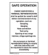 2701 Safe Operation