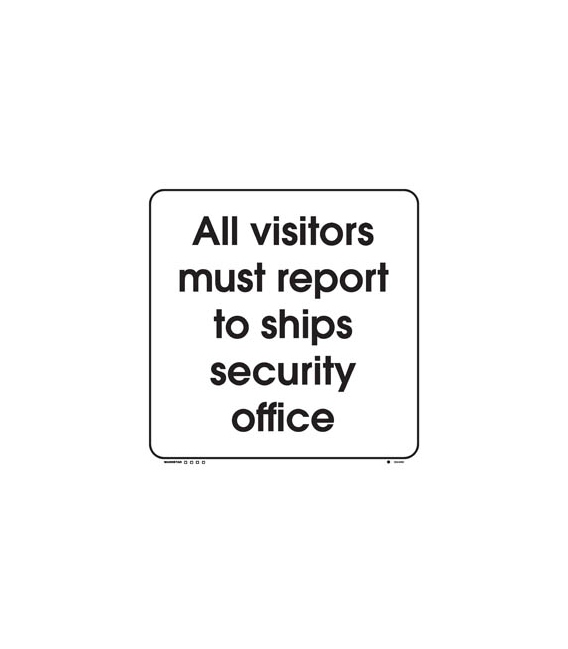 2894 All visitors must report to the ships security office