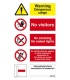 3014 Gangway notice. Dangerous cargo....... 1000mm x 600mm