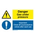3101 Danger exp. risk / Important Close all oxy/acetylene...